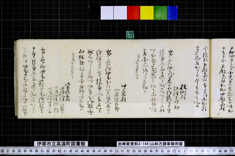 山林方諸事御用留 - ページ 57
