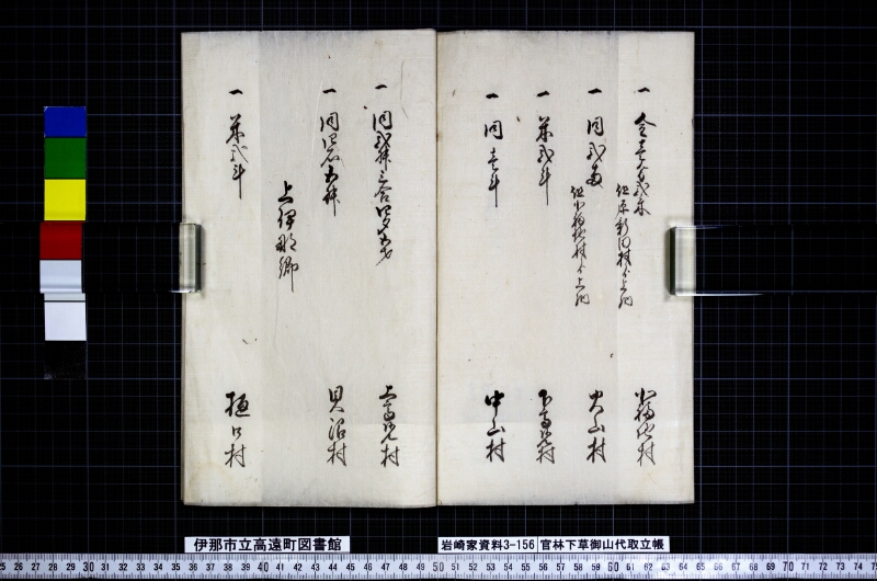 官林下草御山代取立帳 - ページ 5