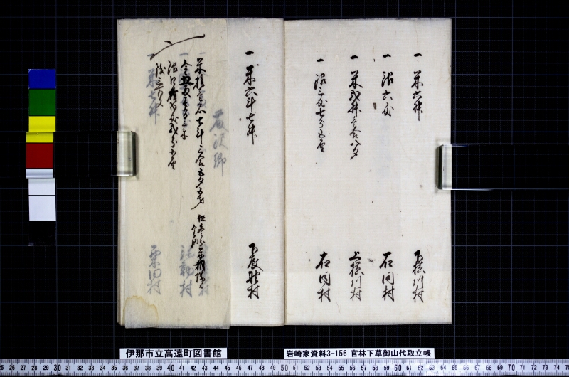 官林下草御山代取立帳 - ページ 6