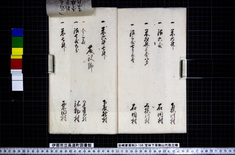 官林下草御山代取立帳 - ページ 7