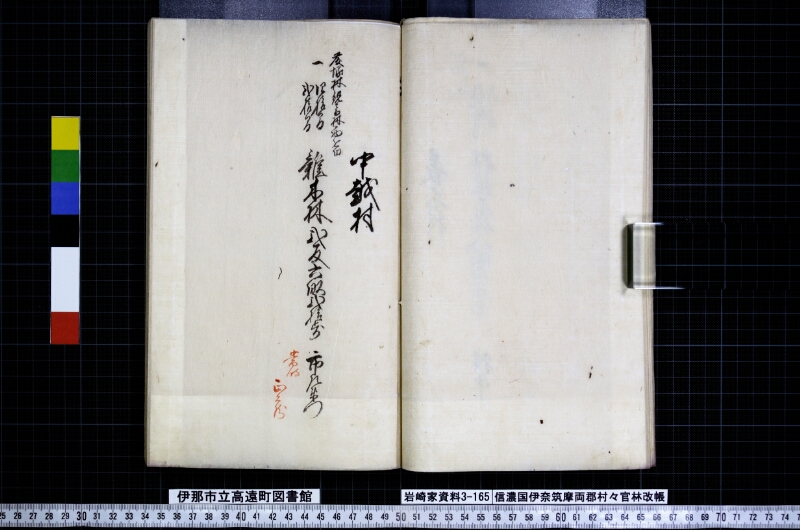 信濃國伊奈筑摩両郡村々官林改帳 - ページ 21