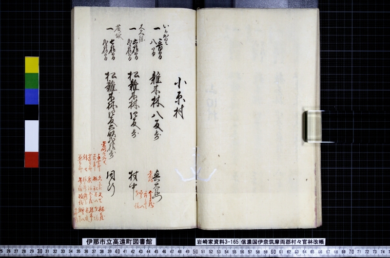 信濃國伊奈筑摩両郡村々官林改帳 - ページ 25