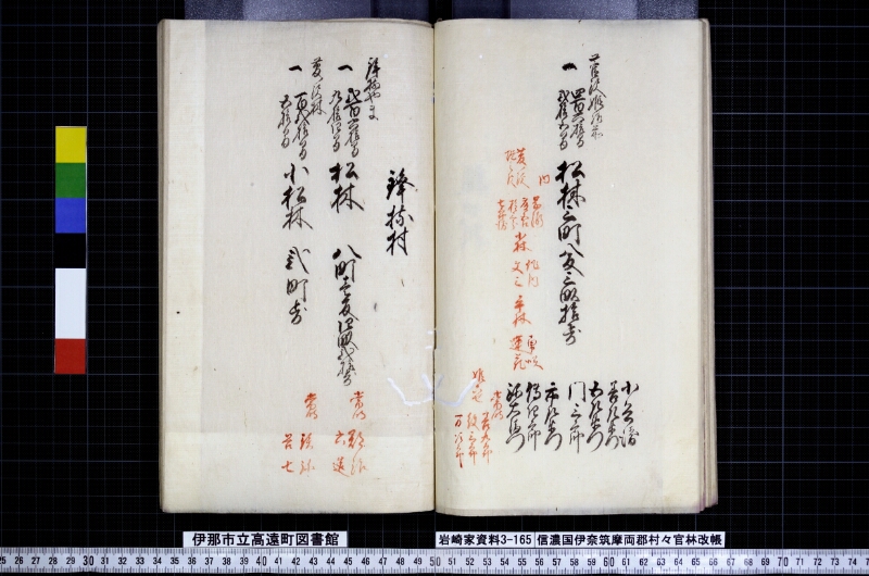 信濃國伊奈筑摩両郡村々官林改帳 - ページ 29