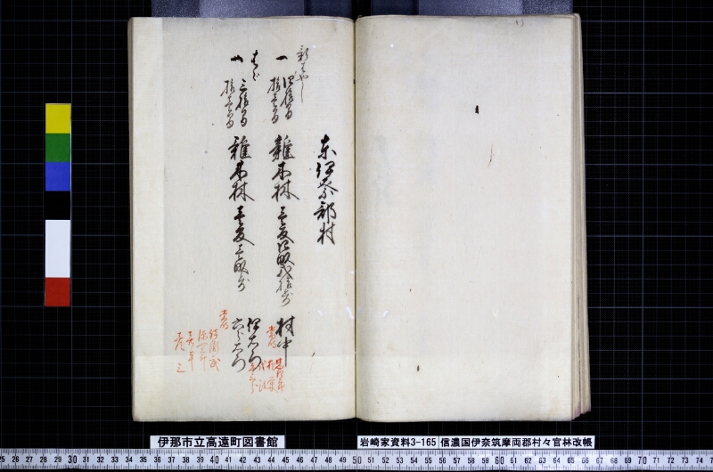 信濃國伊奈筑摩両郡村々官林改帳 - ページ 31