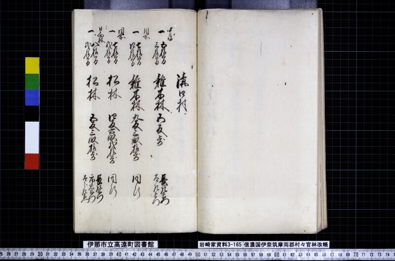 信濃國伊奈筑摩両郡村々官林改帳 - ページ 32