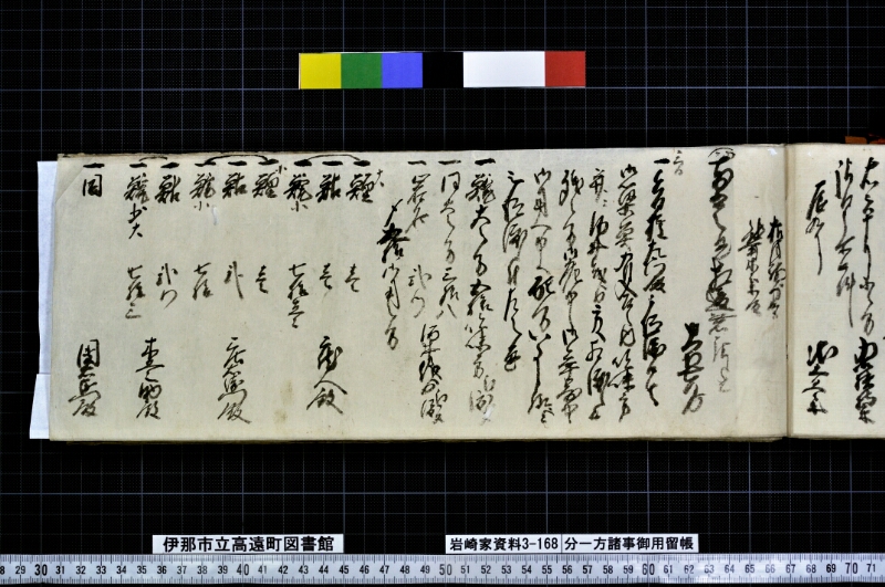 分一方諸事御用留帳 - ページ 117