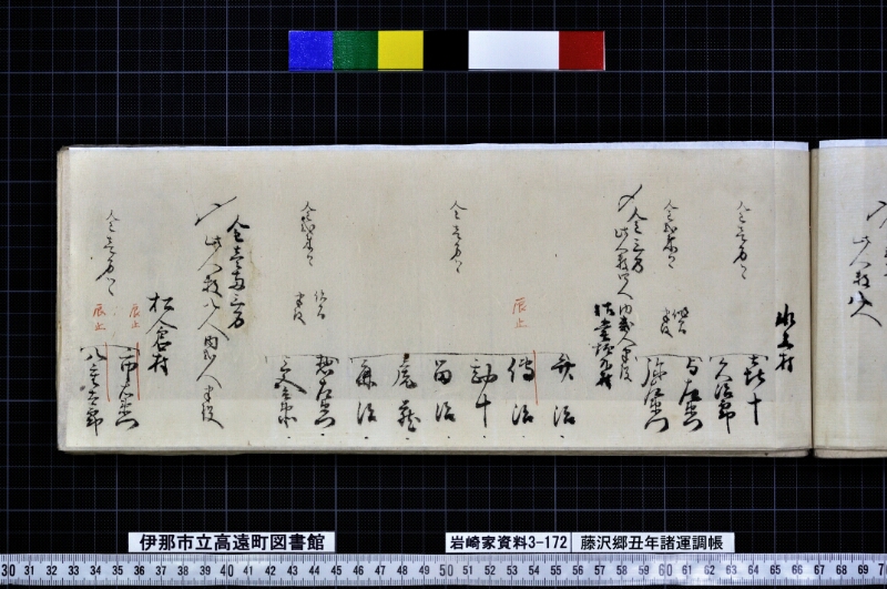 藤沢郷丑年諸運調帳 - ページ 109
