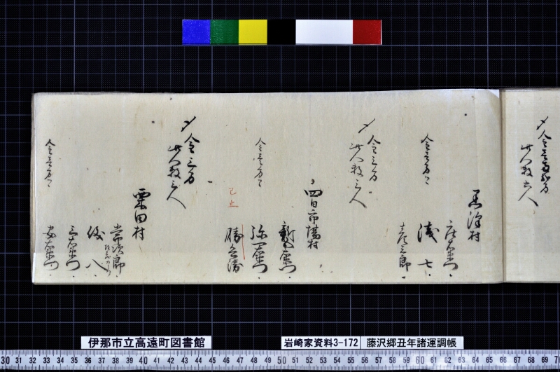 藤沢郷丑年諸運調帳 - ページ 139