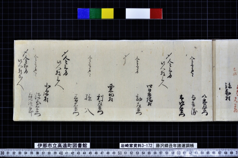 藤沢郷丑年諸運調帳 - ページ 153