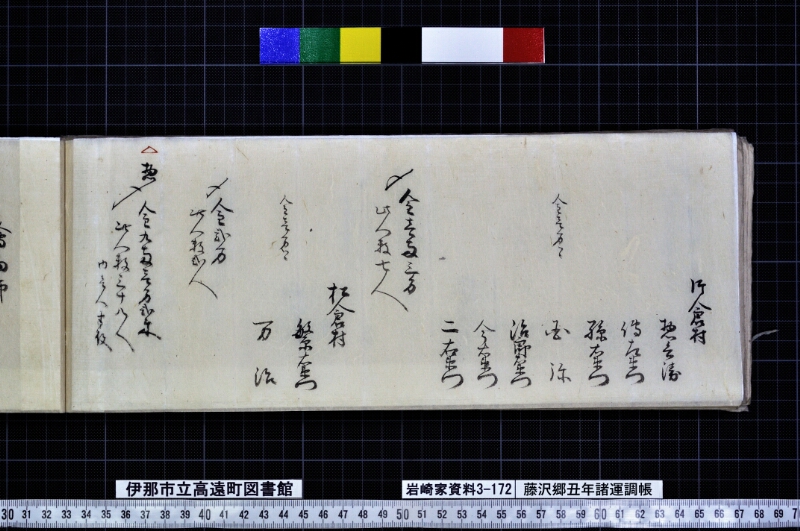 藤沢郷丑年諸運調帳 - ページ 157