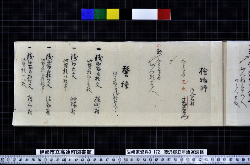 藤沢郷丑年諸運調帳 - ページ 158