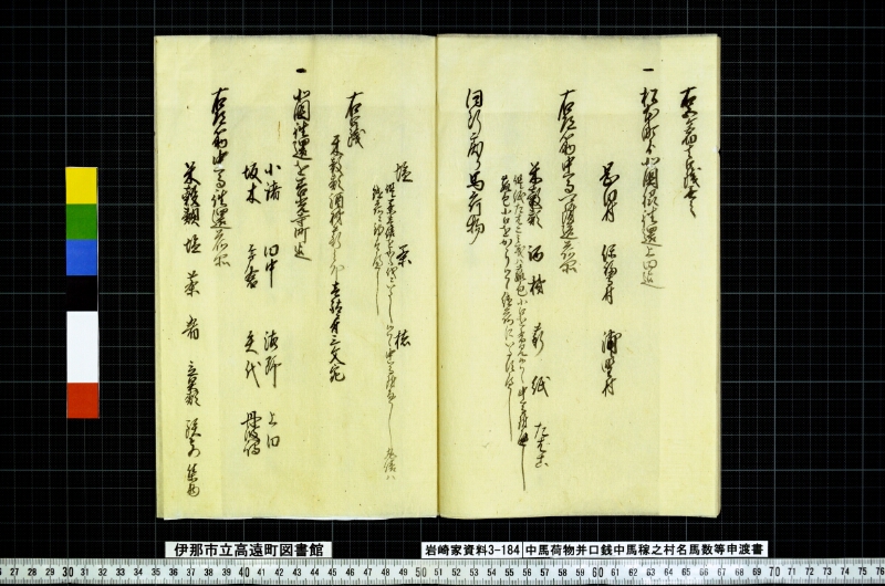中馬荷物并口銭中馬稼之村名馬数等申渡書 - ページ 9