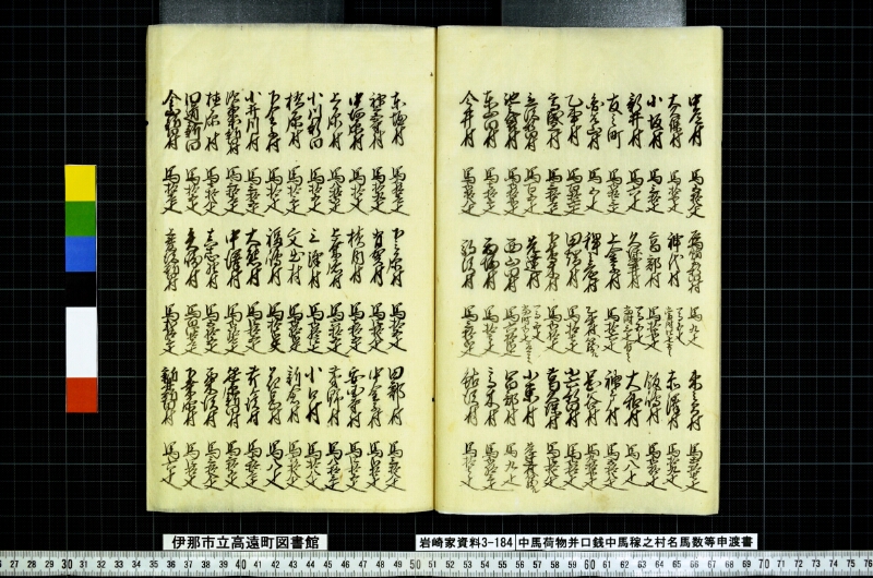 中馬荷物并口銭中馬稼之村名馬数等申渡書 - ページ 12