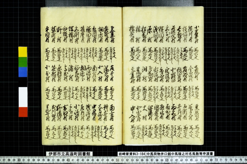 中馬荷物并口銭中馬稼之村名馬数等申渡書 - ページ 14
