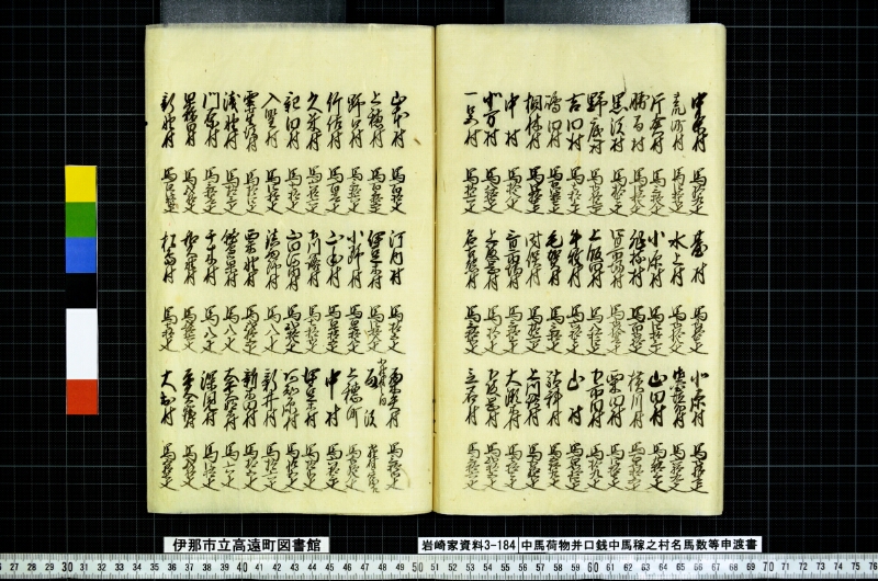中馬荷物并口銭中馬稼之村名馬数等申渡書 - ページ 16