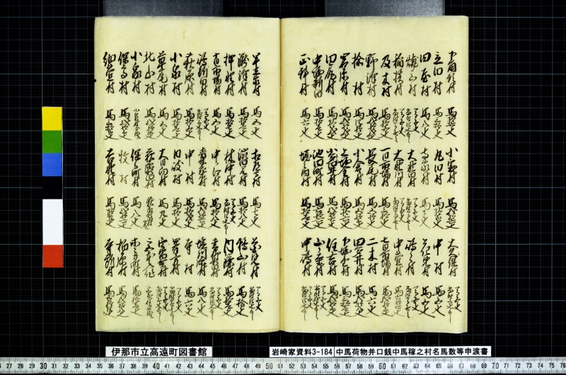 中馬荷物并口銭中馬稼之村名馬数等申渡書 - ページ 18