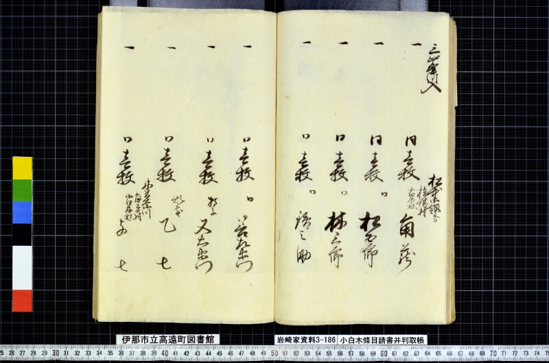 小白木條目請書并判取帳 - ページ 64