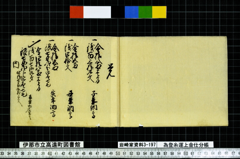 為登糸運上金仕分帳 - ページ 2
