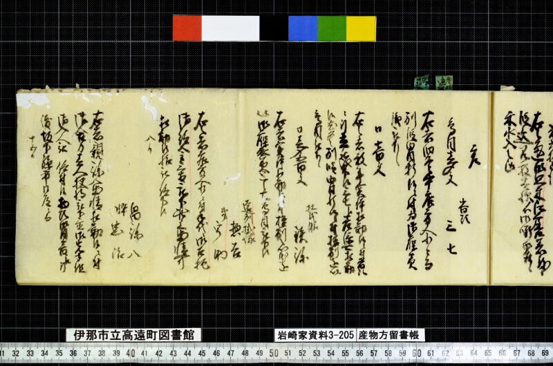 産物方留書帳 - ページ 3