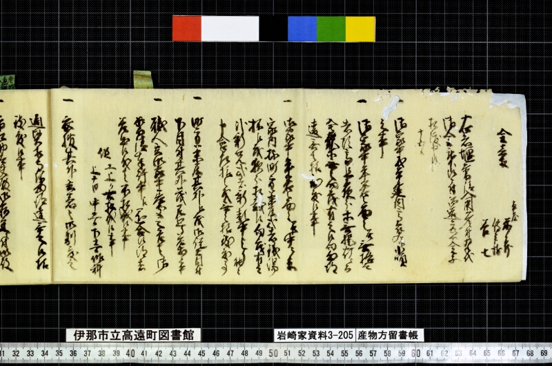 産物方留書帳 - ページ 4