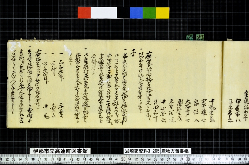 産物方留書帳 - ページ 9