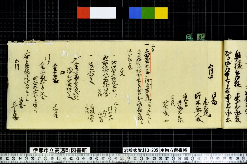 産物方留書帳 - ページ 27