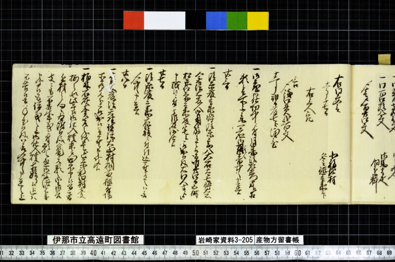 産物方留書帳 - ページ 61