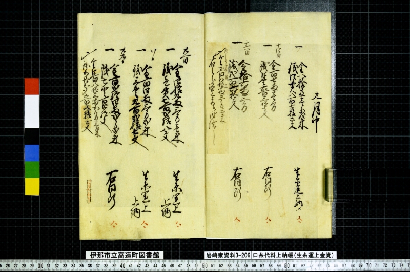 口糸代料上納帳 - ページ 3