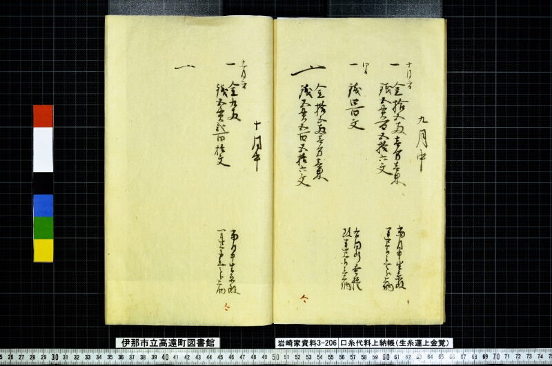 口糸代料上納帳 - ページ 19