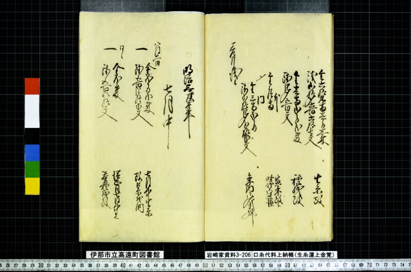 口糸代料上納帳 - ページ 21