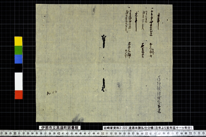 造酒米請拂仕分帳下控 - ページ 3