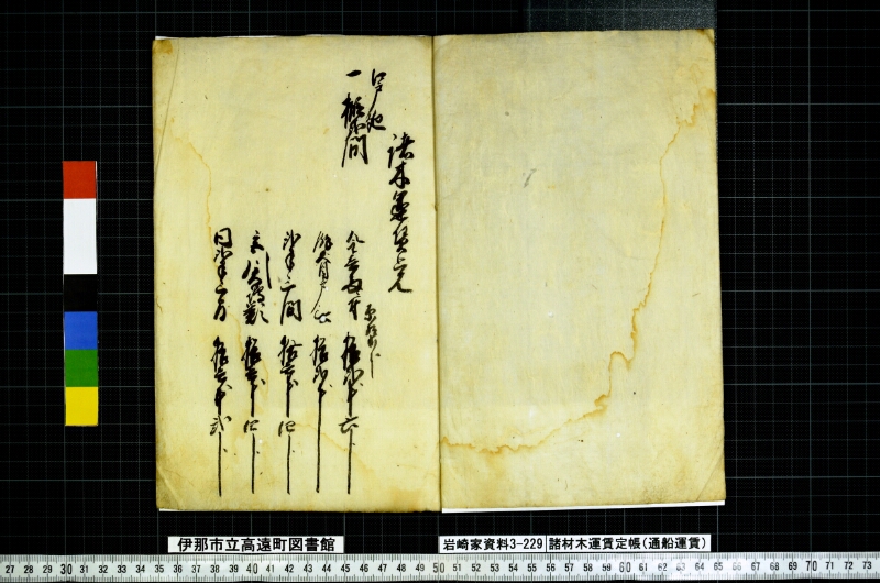 諸材木運賃定帳 - ページ 2