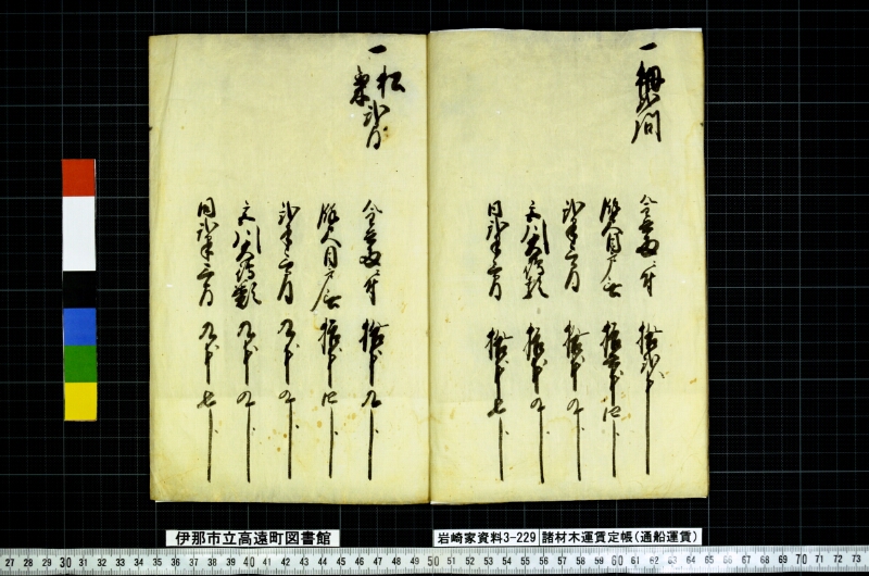 諸材木運賃定帳 - ページ 5