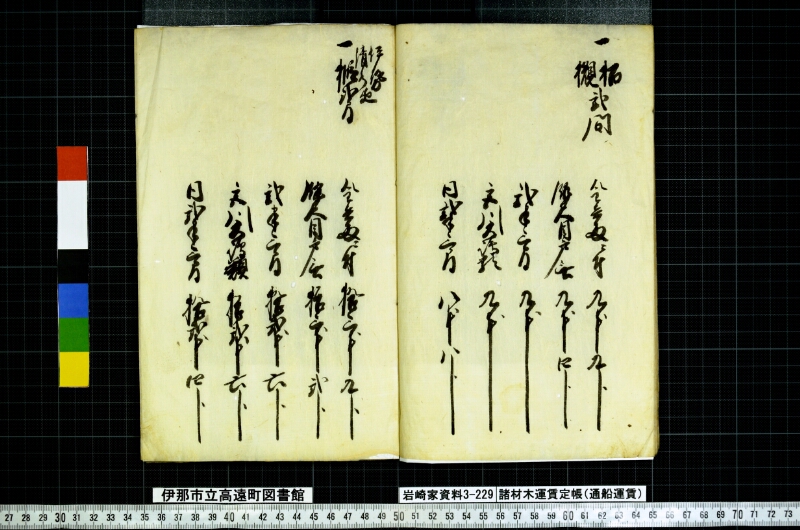 諸材木運賃定帳 - ページ 6