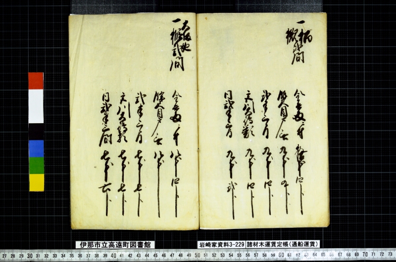 諸材木運賃定帳 - ページ 8