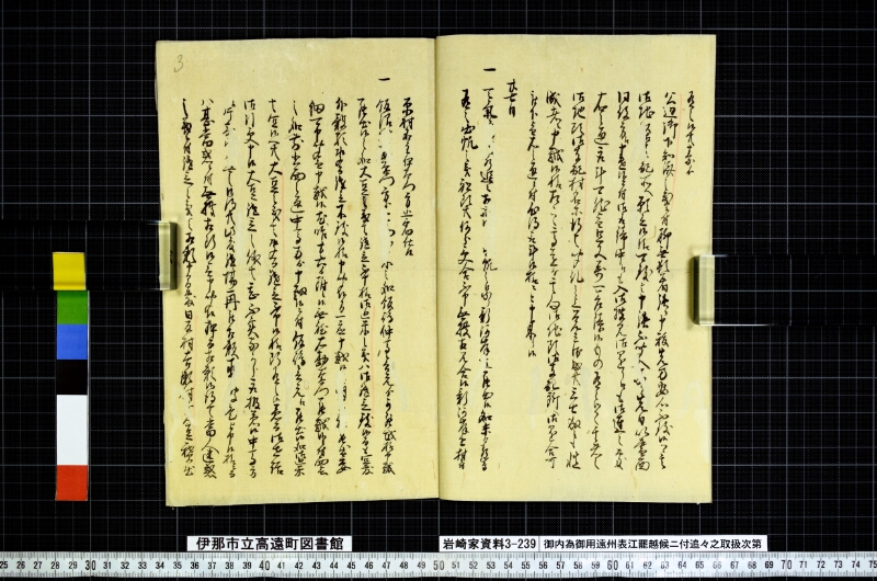 御内為御用遠州表江罷越候ニ付追々之取扱次第 - ページ 4