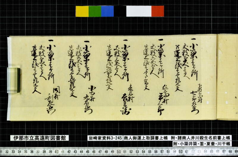 商人御運上取調書上帳 - ページ 65