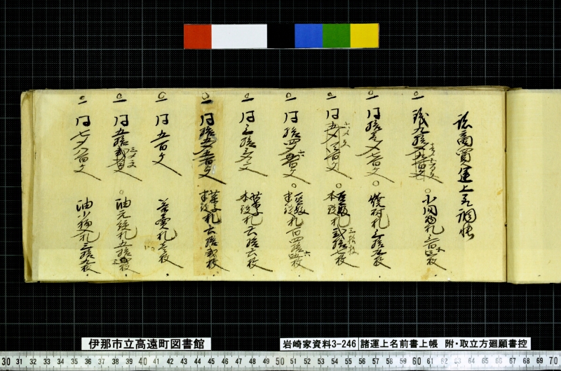 諸運上名前書上帳 - ページ 11
