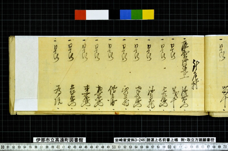 諸運上名前書上帳 - ページ 61
