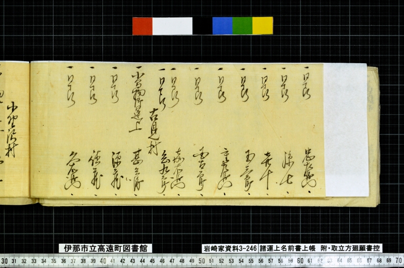 諸運上名前書上帳 - ページ 66