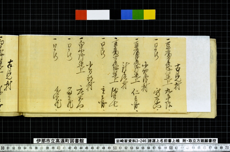 諸運上名前書上帳 - ページ 68