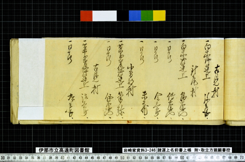 諸運上名前書上帳 - ページ 69