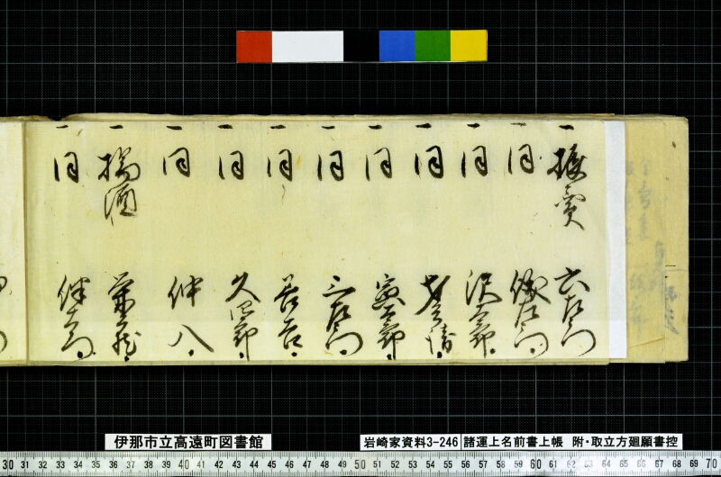 諸運上名前書上帳 - ページ 106