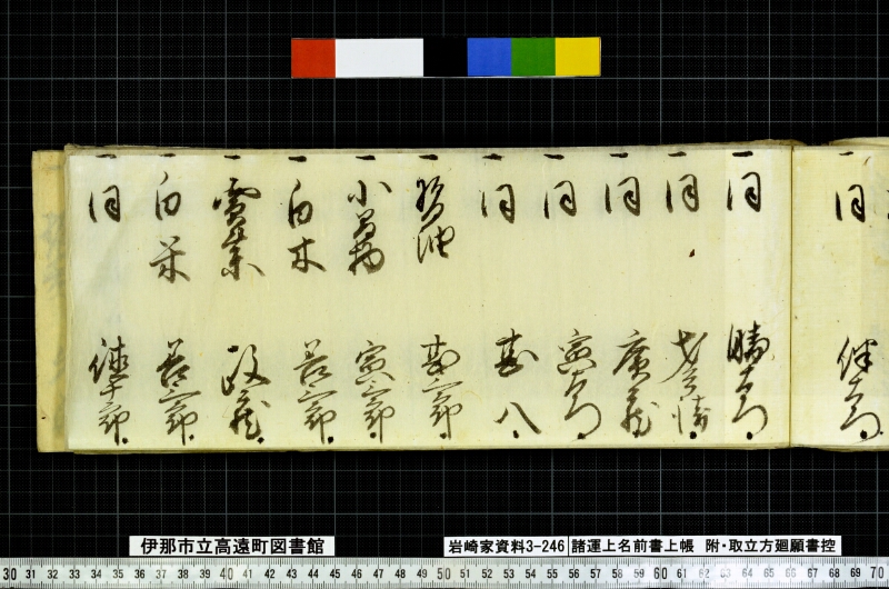 諸運上名前書上帳 - ページ 107