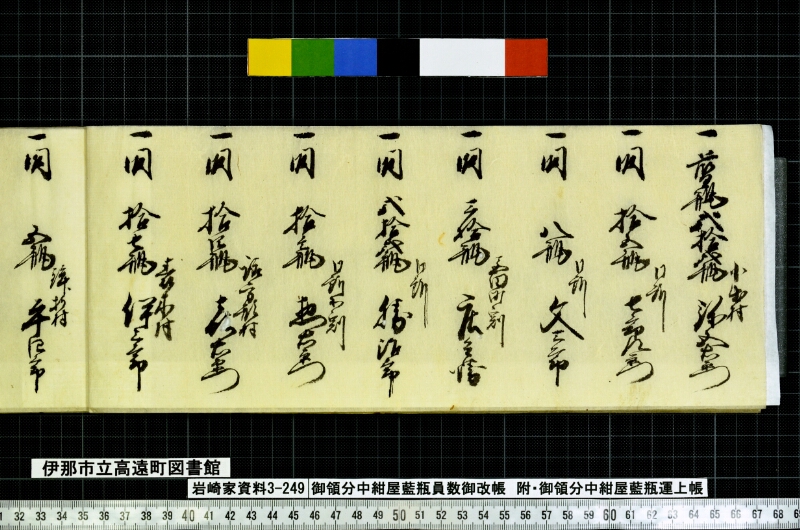 御領分中御領分中紺屋藍瓶員数御改帳 - ページ 8