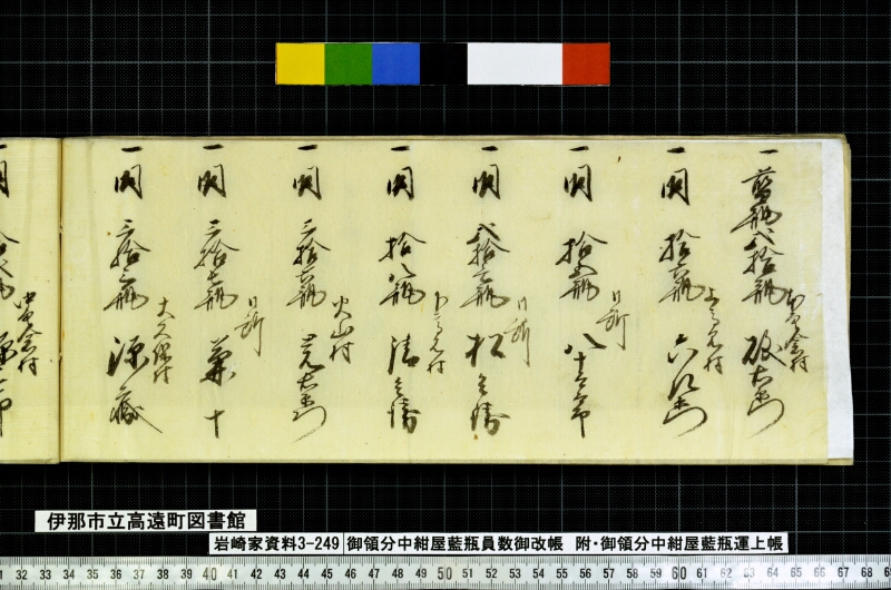 御領分中御領分中紺屋藍瓶員数御改帳 - ページ 41