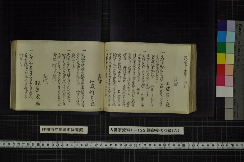諸御役代々録（六） - ページ 126