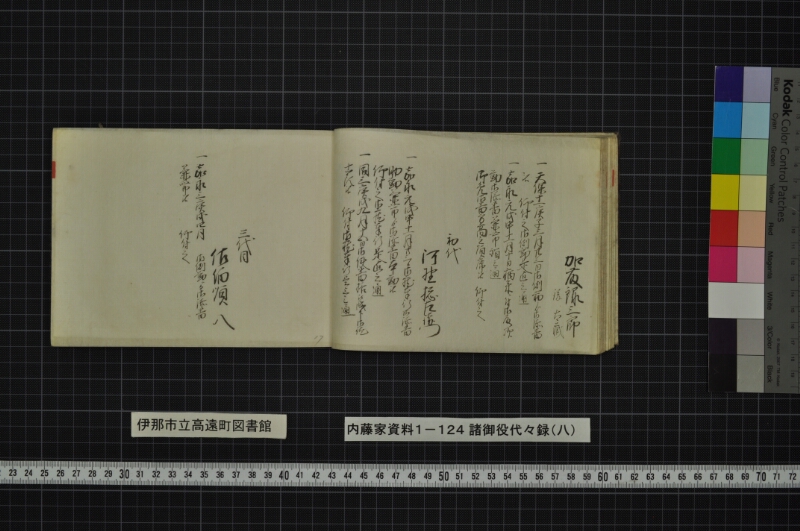 諸御役代々録（八） - ページ 20