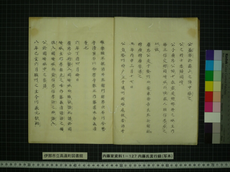 内藤家言行録（写本） - ページ 4