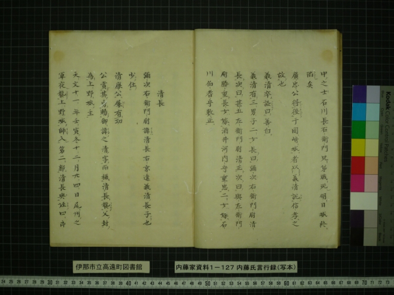 内藤家言行録（写本） - ページ 6